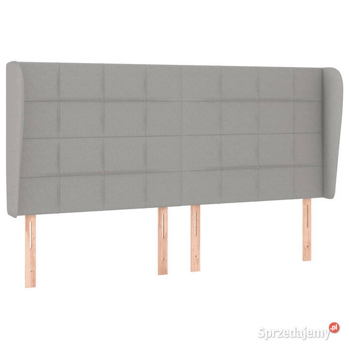Łóżko kontynentalne z materacem jasnoszare 128cm Warszawa