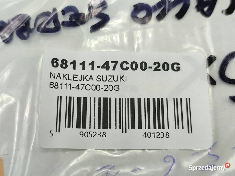 NAKLEJKA EMBLEMAT NA BAK SUZUKI SV650 20042007 lubelskie