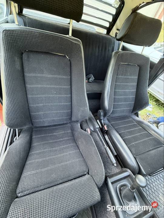 BMW E21 Recaro LX fishnet tylna kanapa komplet Mszana