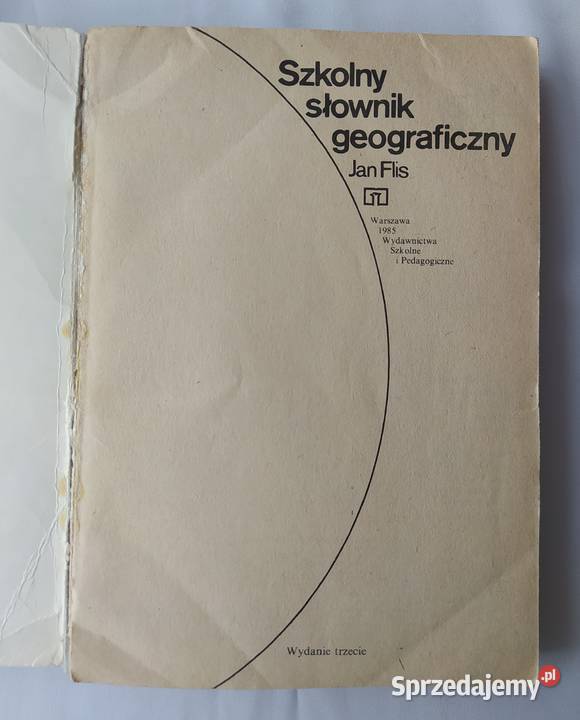 SZKOLNY SŁOWNIK GEOGRAFICZNY Jan Flis Hajnówka
