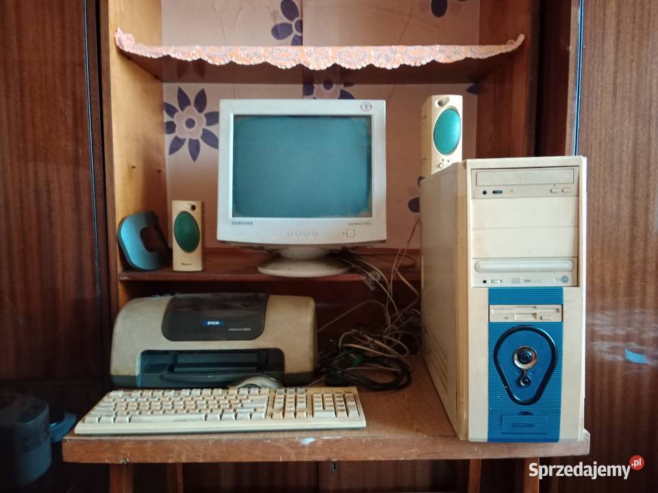 Stary Zestaw Komputerowy PC uszkodzony Ruda Śląska