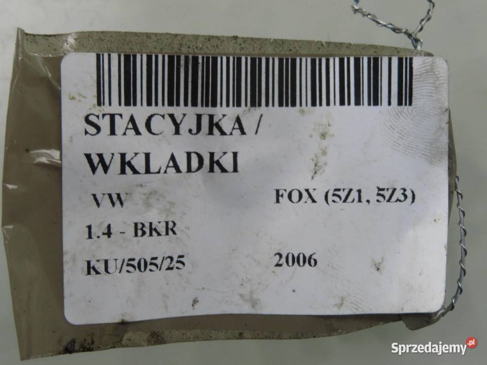 STACYJKA WKŁADKI VW FOX 5Z1 5Z3 4B0905851N małopolskie