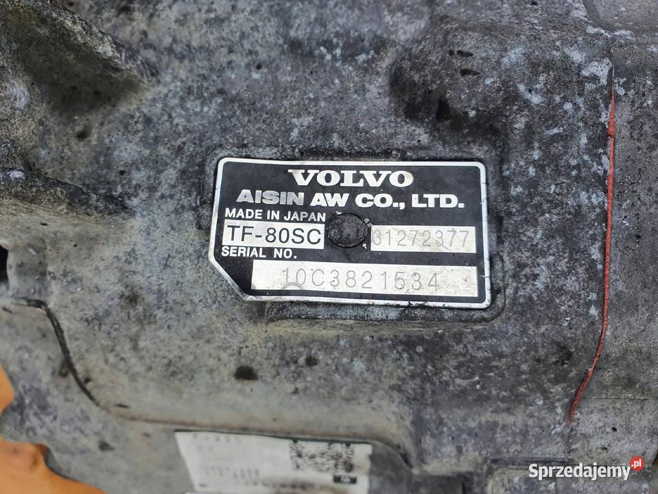 Volvo S80 II 20 D D3 SKRZYNIA BIEGÓW 31272377 Rudka