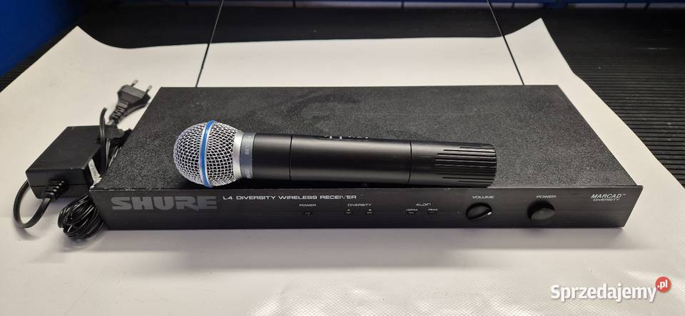 Shure Beta58a Oryginalny bezprzewodowy Sprzęt estradowy, studyjny i DJ-ski Konin sprzedam