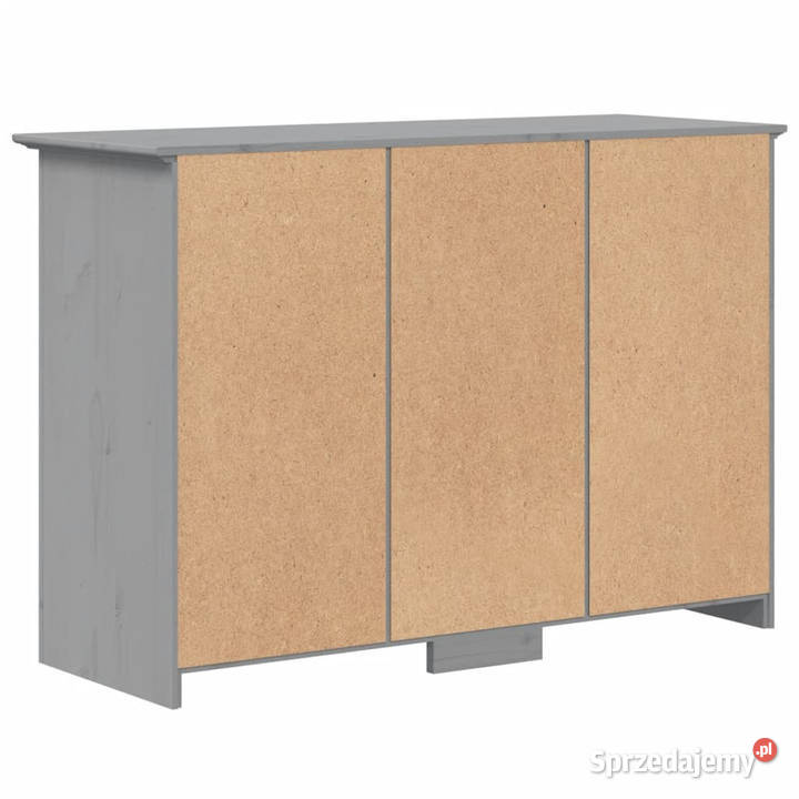 Komoda BODO szara 1155x44x80 lite drewno sosnowe Warszawa