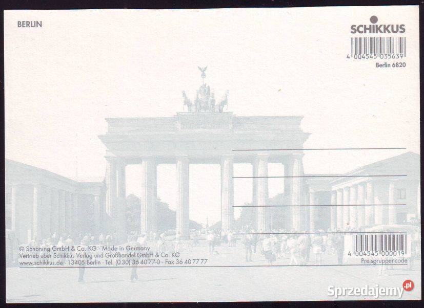 Kart Poczt Berlin 3 śląskie Gliwice sprzedam