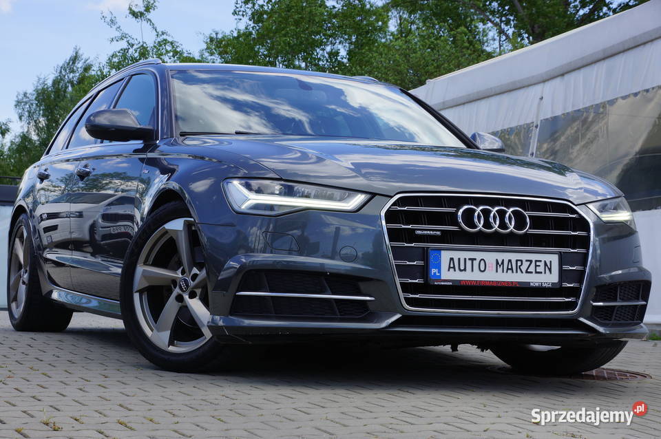 Audi A6 20 TDI CR 190 4x4 Lift SLine Półskóra grafitowy A6 Nowy Sącz