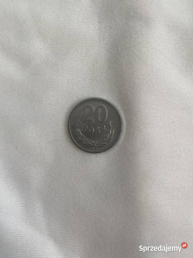 Moneta 20 groszy z 1973 roku Strzyżewice