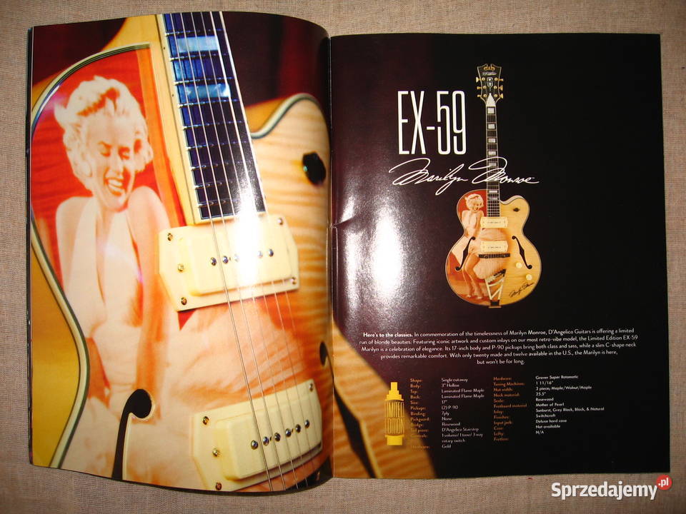 DAngelico 2016 katalog gitar Kępice