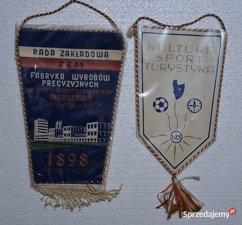 proporczyki VIS Fabryka Wyrobów Precyzyjnych mazowieckie