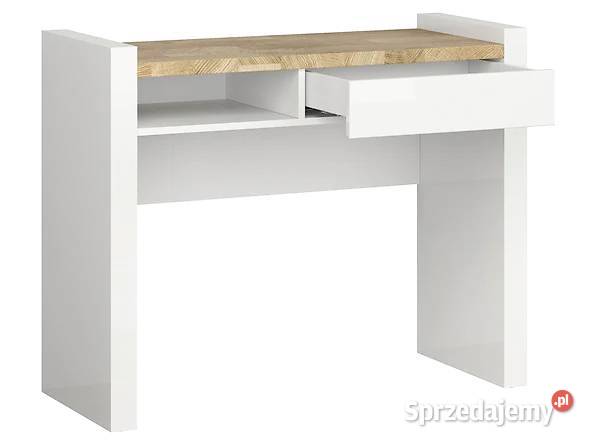 Toaletka BRW Alameda 100  biały połysk dąb Siedlce