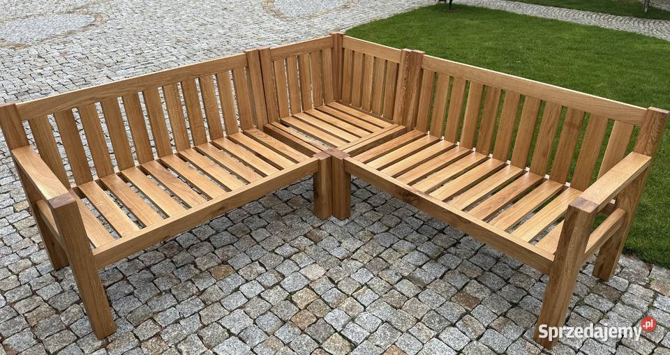 Narożnik ogrodowy dębowy Złochowice