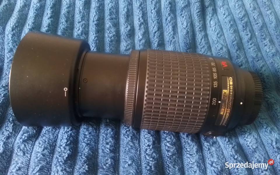 Nikon DX nikkor 55200mm 1456 ED VR Obiektywy