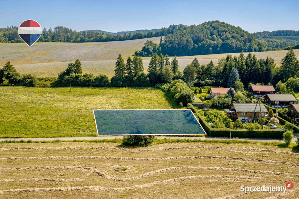 Działka budowlana z mediami DK8 Jeleniów