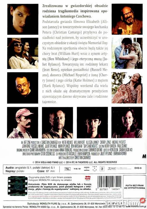 DNI I NOCE ALLISON JANNEY DVD Kalisz