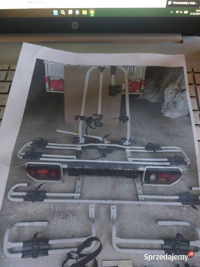 Bagażnik na 23 4 rowery na hak uchylny firmy MFT Bagażniki Zagrodno