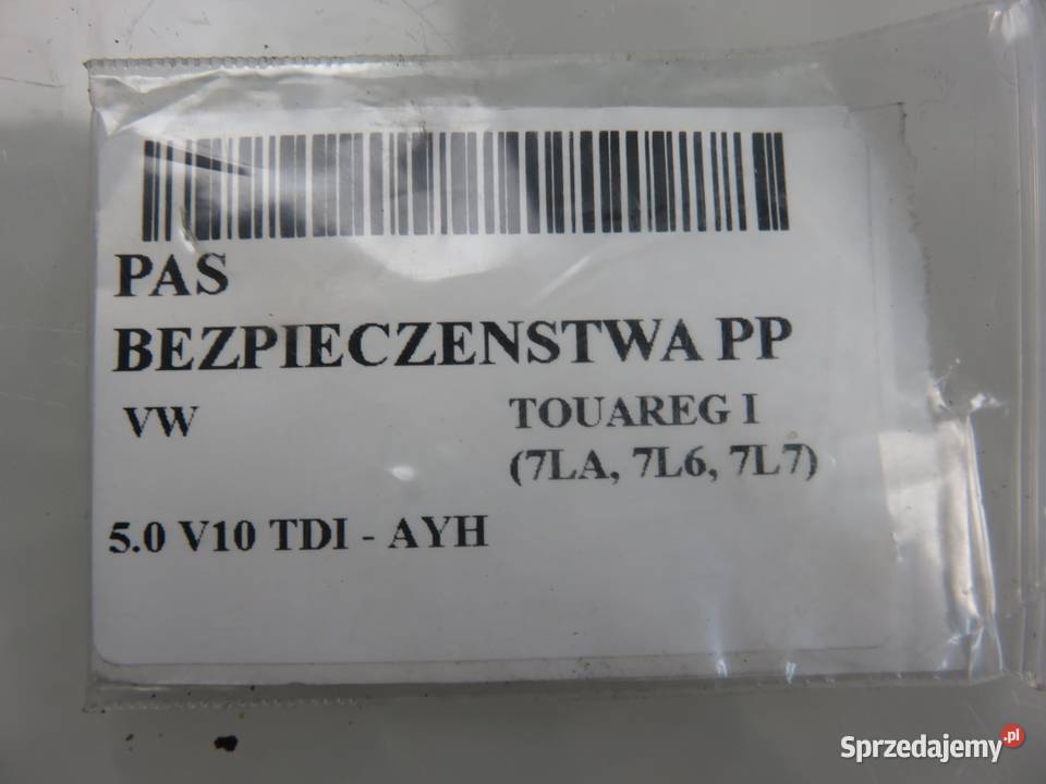 PAS PRAWY PRZEDNI VW TOUAREG I 7L0857706D małopolskie