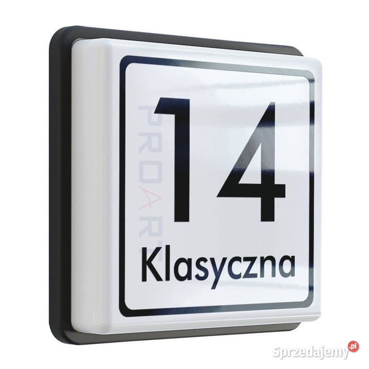 PODŚWIETLANY numer domu 230V tabliczka adresowa mazowieckie Warszawa sprzedam