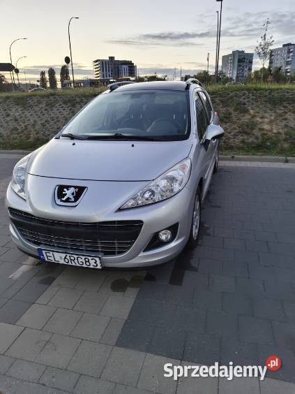 PEUGEOT 207SW 2012R ważne opłaty Łódź