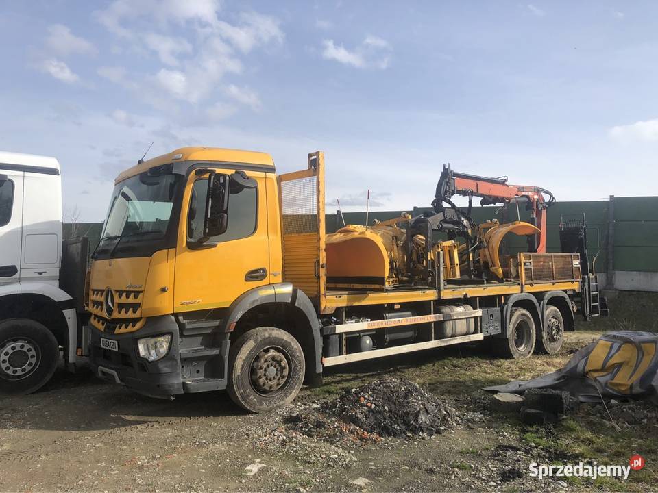 Mercedes arocs 2527 euro6 hds 6x2 2014 atlas 270KM Pozostałe podkarpackie Ropczyce