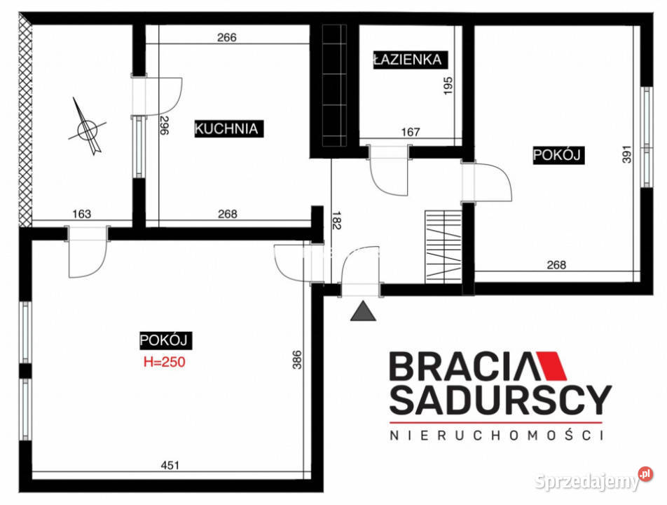 Mieszkanie 445m2 2 pokoje Kraków