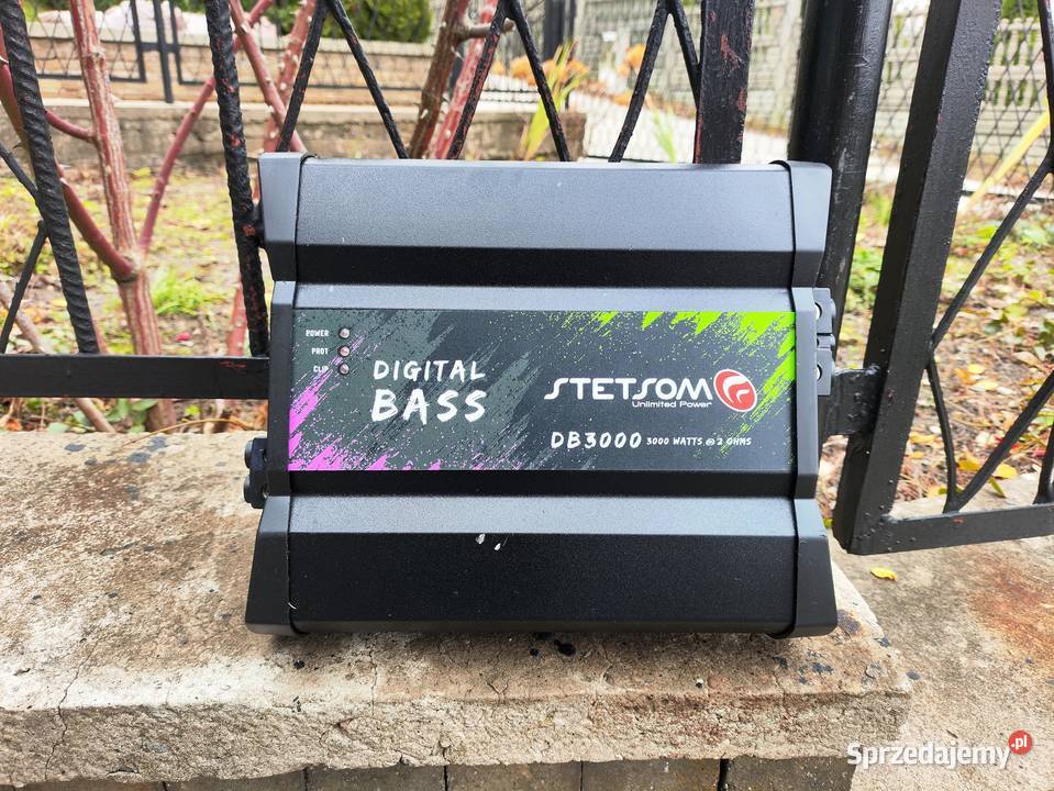 Wzmacniacz samochodowy 1 kanałowy monoblok Niegowonice