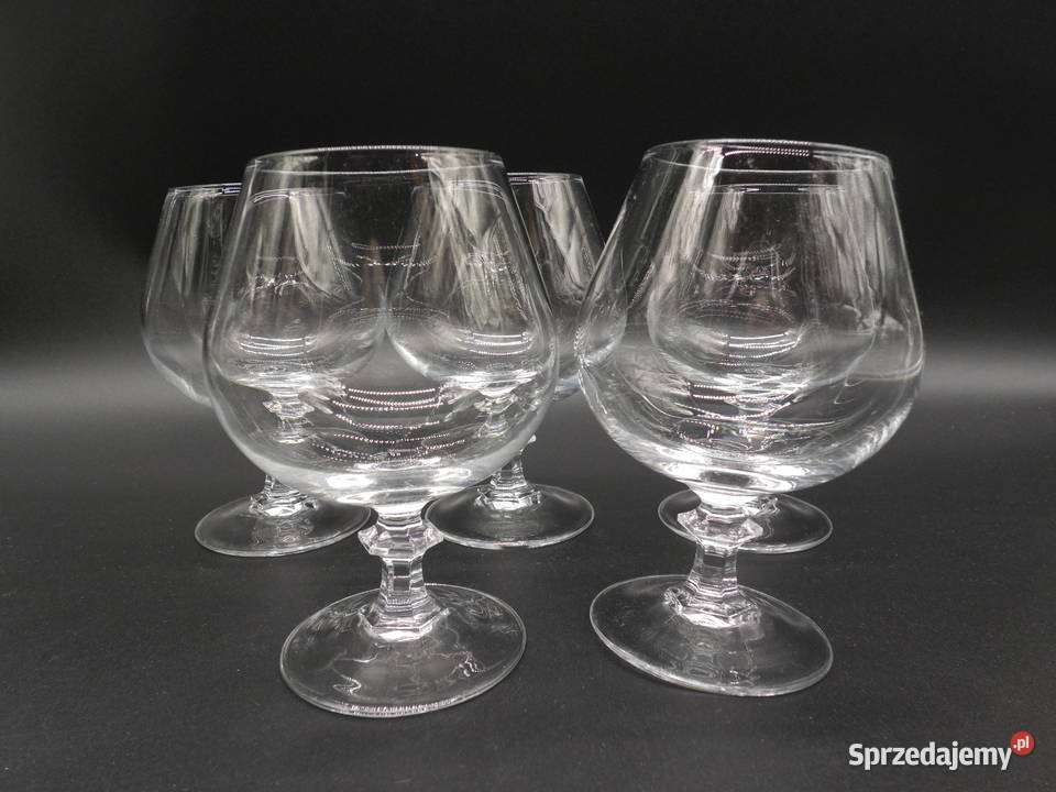 Zestaw kieliszków do koniaku brandy koniakówki 5 wielkopolskie Raszków