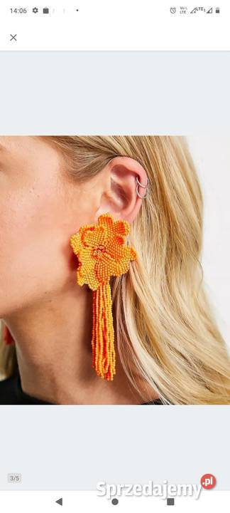 ASOS Wytworne długie kolczyki wieczorowe z Kraków