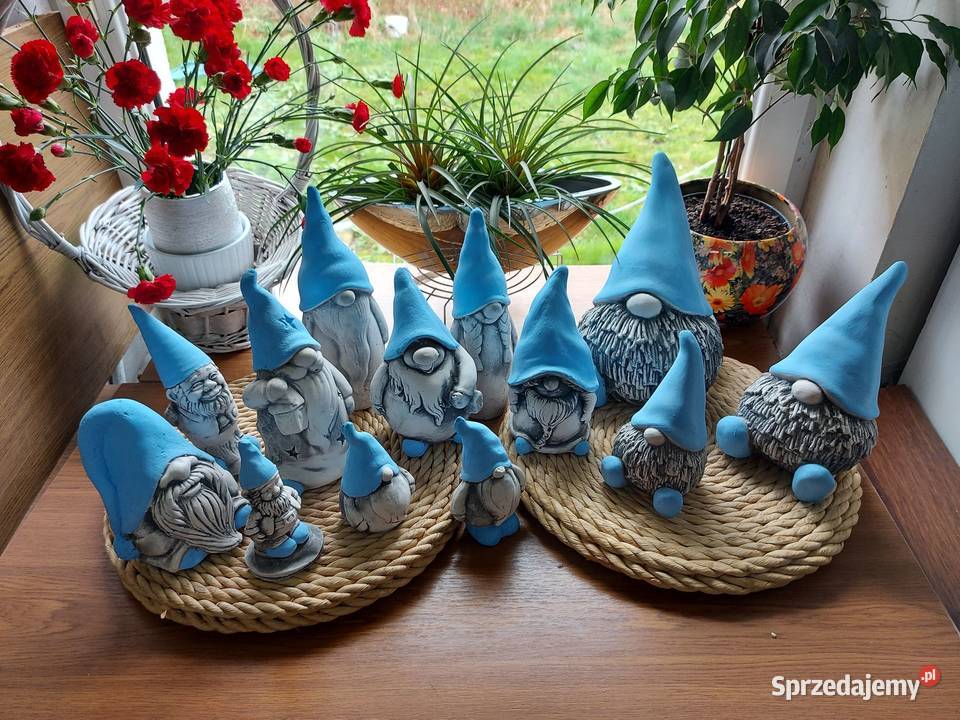 Skrzaty ogrodowe krasnale mega zestaw krasnali dolnośląskie Wrocław sprzedam