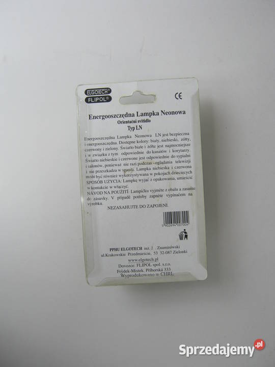 Energooszczędna lampka neonowa sprzedam