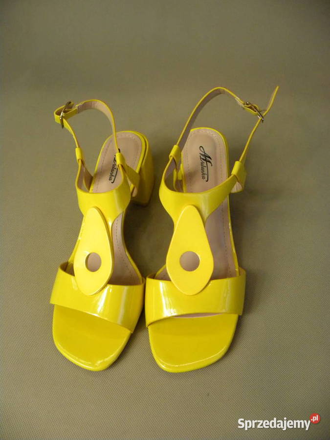 Nowe żółte sandały damskie Legnica