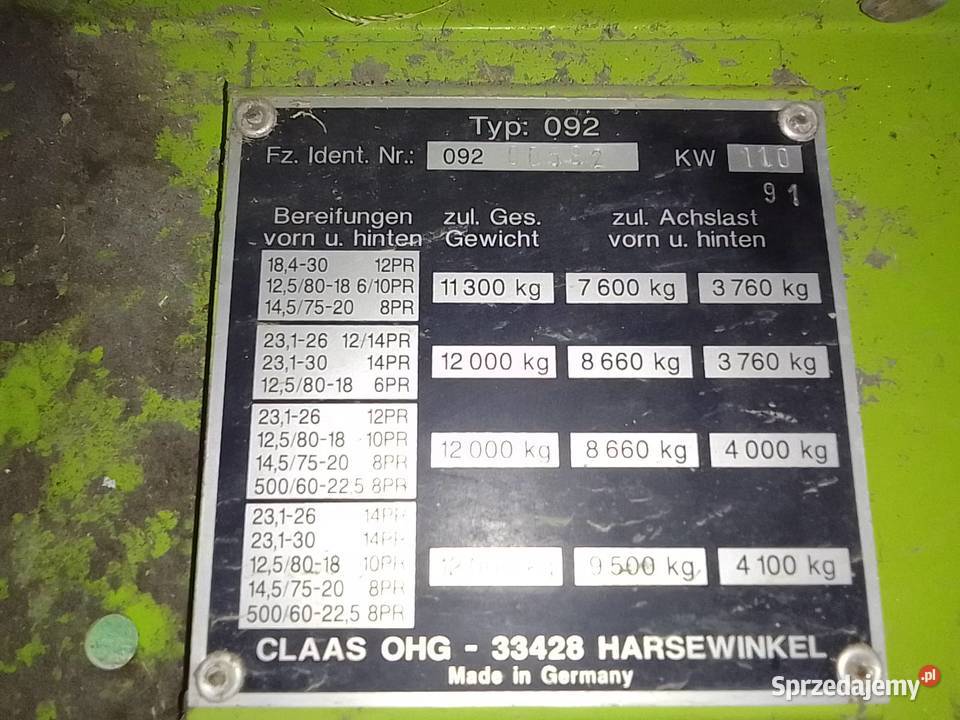 Sprzedam Claas Dominator 88s Zbożowe Wapno