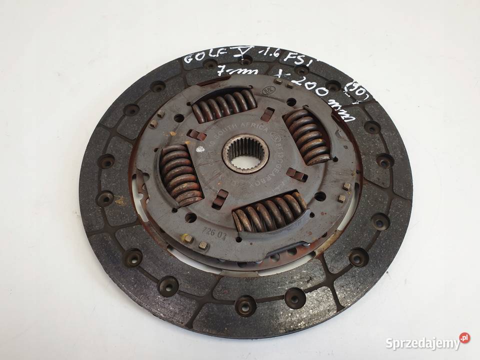 VW Golf V 16 FSI SPRZEGŁO tarcza docisk Chełm