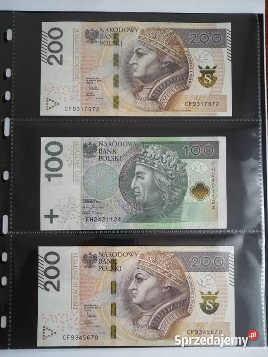 Banknoty CIEKAWE NUMERY nie RADAR Numizmatyka Bytom