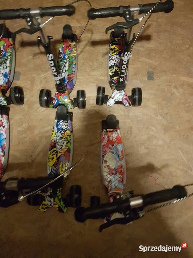 HULAJNOGA BALANSOWA CZTEROKOŁOWA KOŁA LED Głogowa