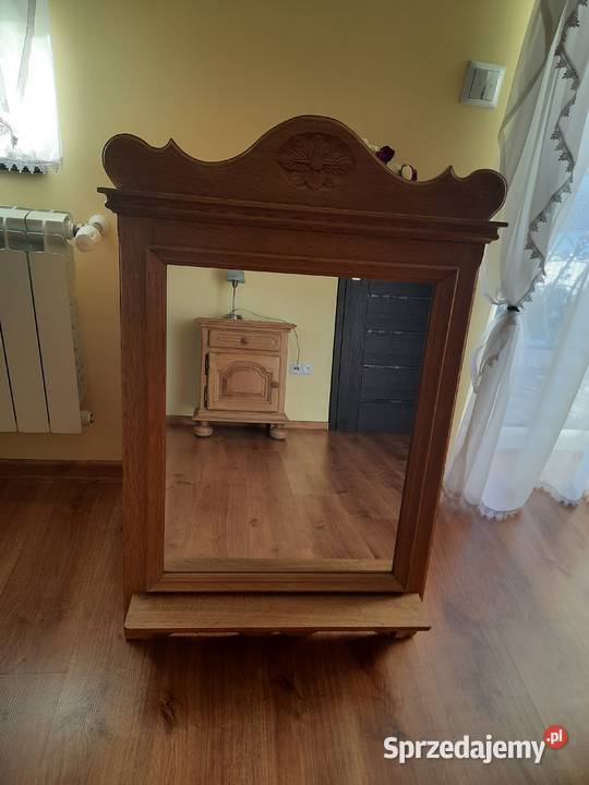 Lustro lite drewno dębowe