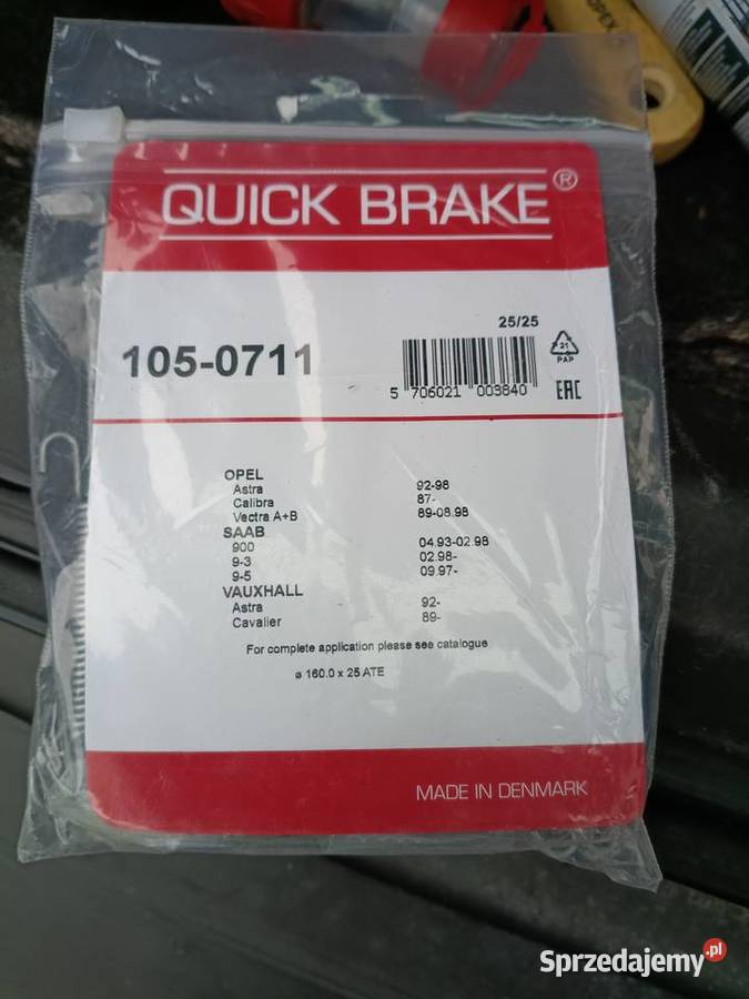 Klocki szczęki hamulcowe OpelVauxhallSaab osobowe Szczytno