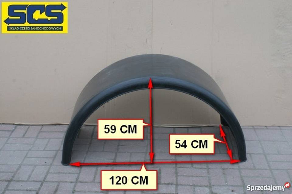 BŁOTNIK NADKOLE CHLAPACZ TIR NACZEPA 120x54x59 lubuskie Bieleń sprzedam