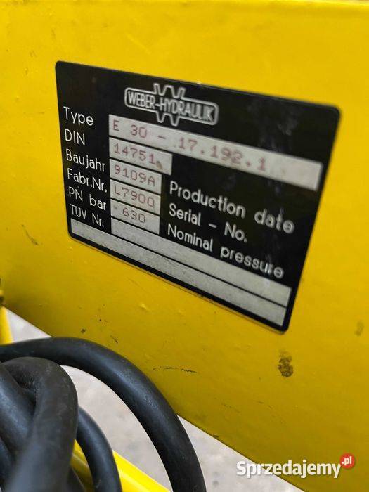 Zestaw narzędzi hydraulicznych WeberHydraulic wielkopolskie Tuliszków