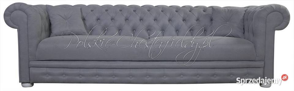 Pikowana SOFA CHESTERFIELD NORMAL 4OS z funkcją 80cm pomorskie Gdynia