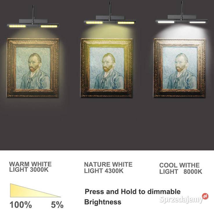 Bezprzewodowa zasilana bateryjnie lampa LED z Zamość sprzedam