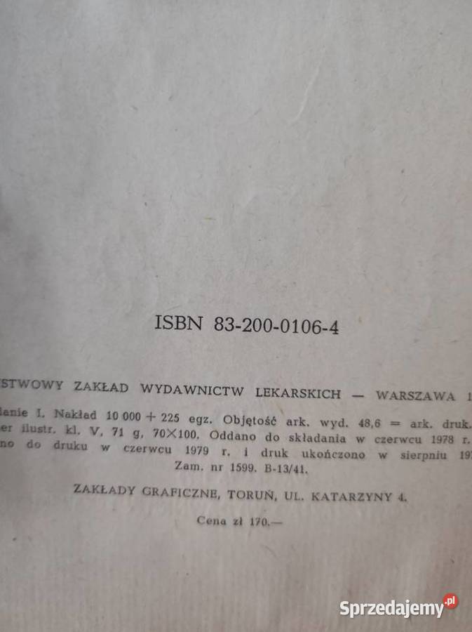 Intensywna terapia Witold Jurczyk Zdzisław Kielce sprzedam