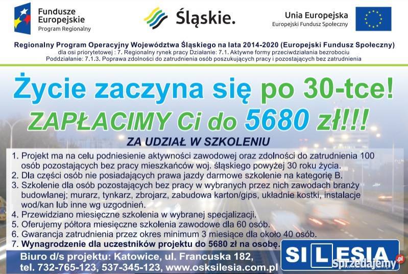 Darmowe kursy nawet kat B staże dodatki Nauka i korepetycje Bytom