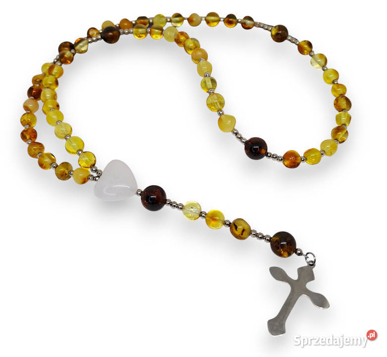 Różaniec z bursztynu BURSZTYN BAŁTYCKI 1692 Dewocjonalia