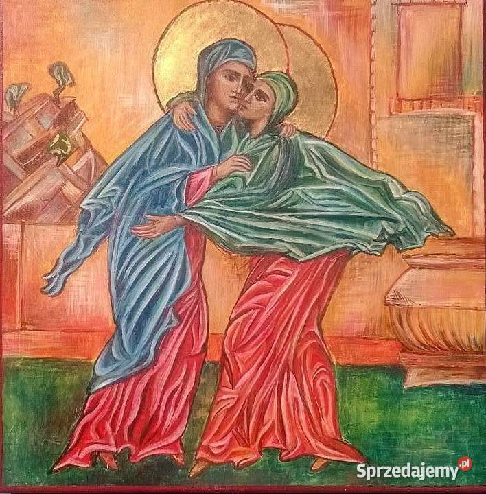 Madonna Czuwająca Ikona Pisana Ślub Chrzciny Malarstwo Szczecin