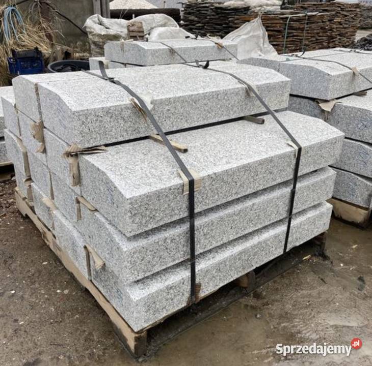 KRAWĘŻNIK DROGOWY GRANITOWY 15x30 Płomieniowany Warszawa