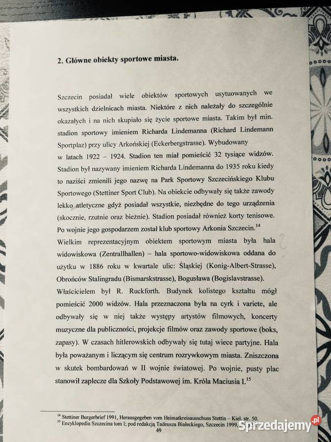 3826 Kluby I Organizacje Sportowe Szczecin