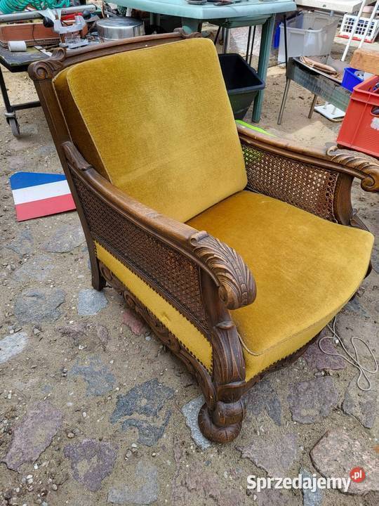 Antyczny fotel w stylu Cheppendele Szczecin