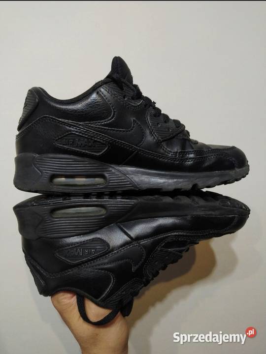 Nike Air 365 czarne skóra unisex młodzieżowe skóra ekologiczna Kraków