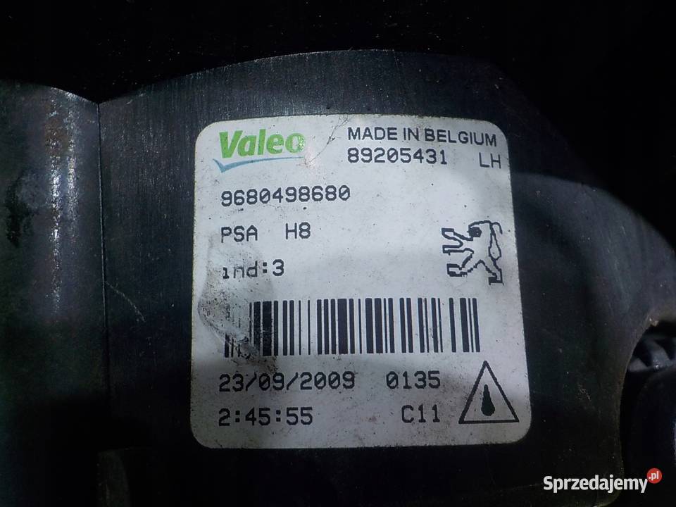 PEUGEOT 308 I 16 THP 09r CABRIO 2D halogen lewy Suków sprzedam